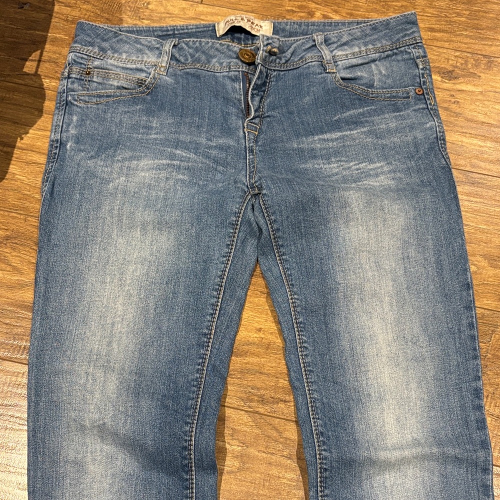 Pull&Bear Blue Skinny Jeans - Picture 2 of 12